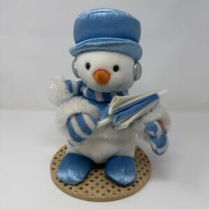 Vintage TL Toys Snowman "Singing in the Snow" 12" Winter Animated Dancing-Works!